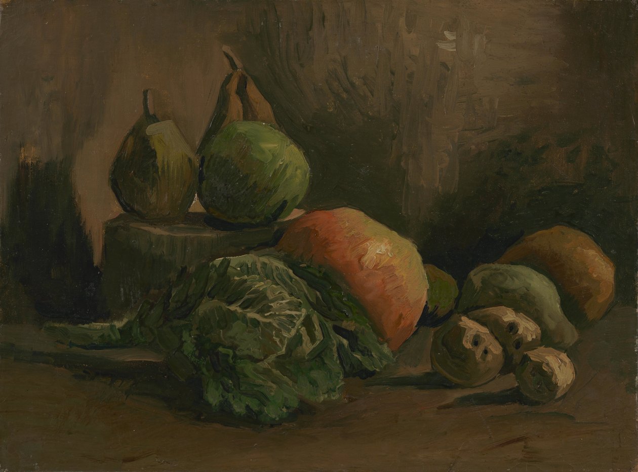 Zátiší se zeleninou a ovocem od Vincent van Gogh
