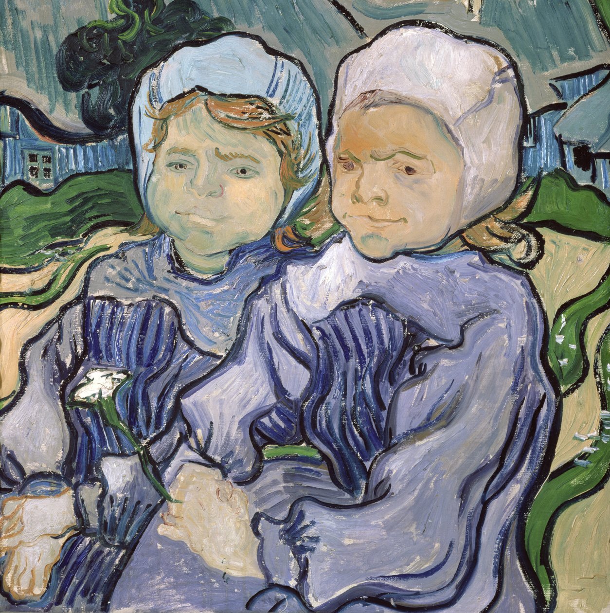 Dvě malé holčičky, 1890 od Vincent van Gogh