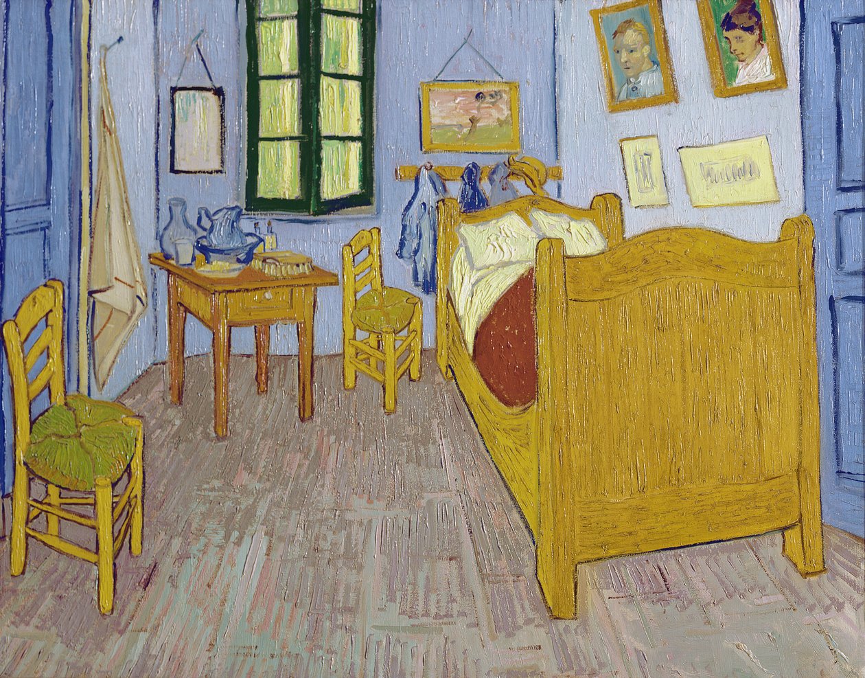 Van Goghova ložnice v Arles, 1889 od Vincent van Gogh