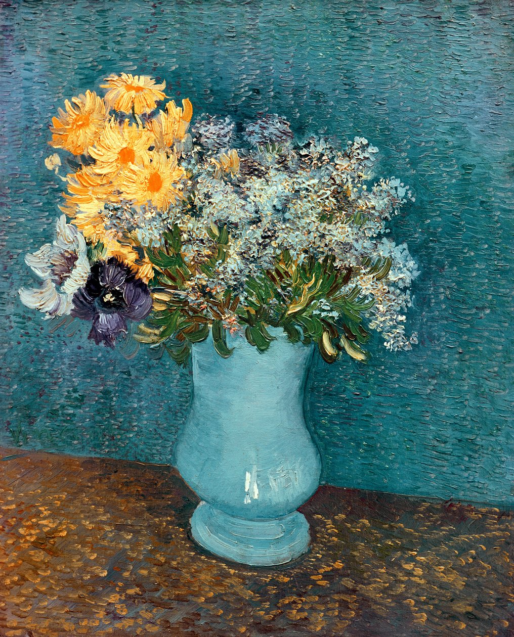Váza s květinami, 1887 od Vincent van Gogh