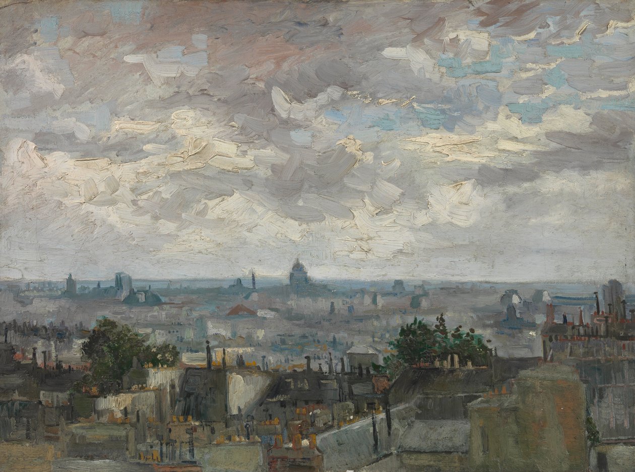 Pohled na Paříž od Vincent van Gogh