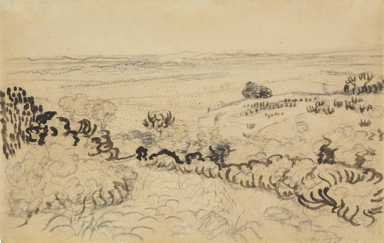 Pohled na Montmajour od Vincent van Gogh