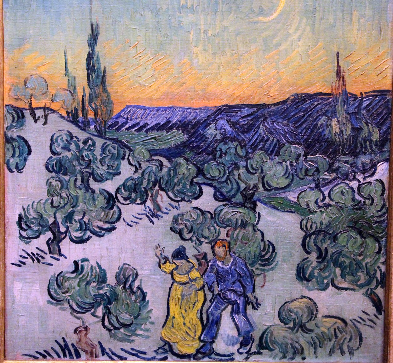 procházka za soumraku od Vincent van Gogh