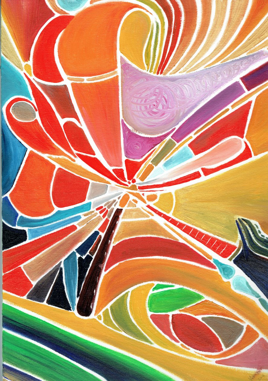 Alliduquotalion, 2016, (olej na plátně) od Vincent Alexander Booth