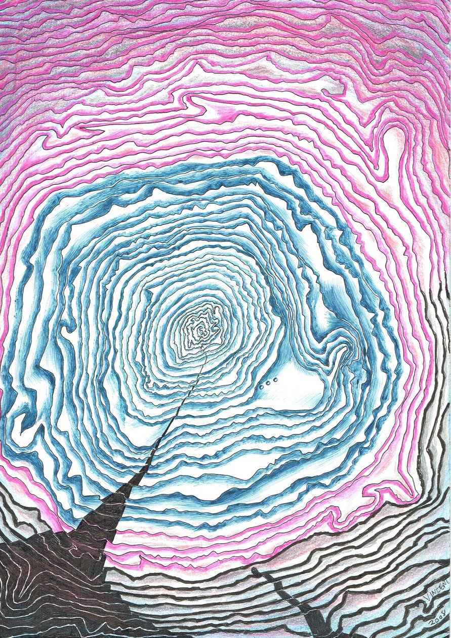 Hloubka spirály, 2008 od Vincent Alexander Booth