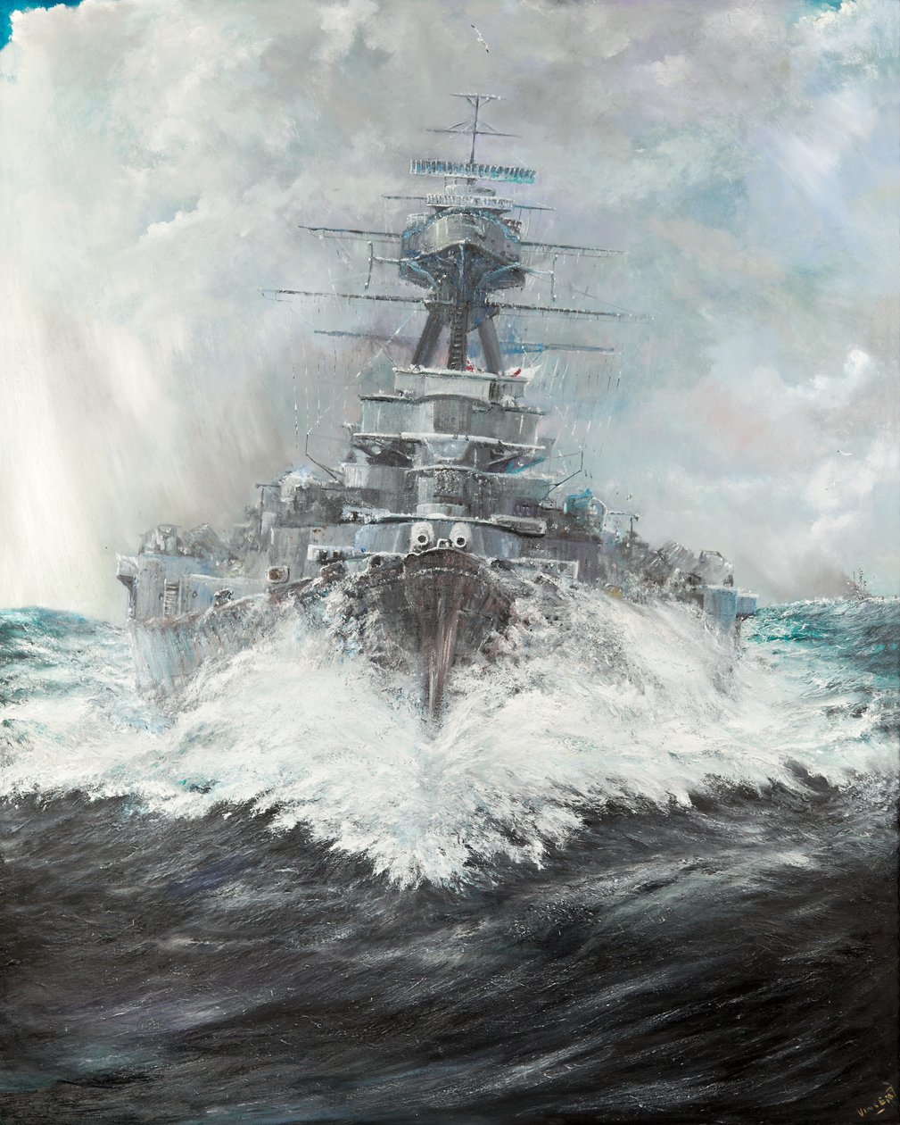 HMS Hood (2), 2016, od Vincent Alexander Booth