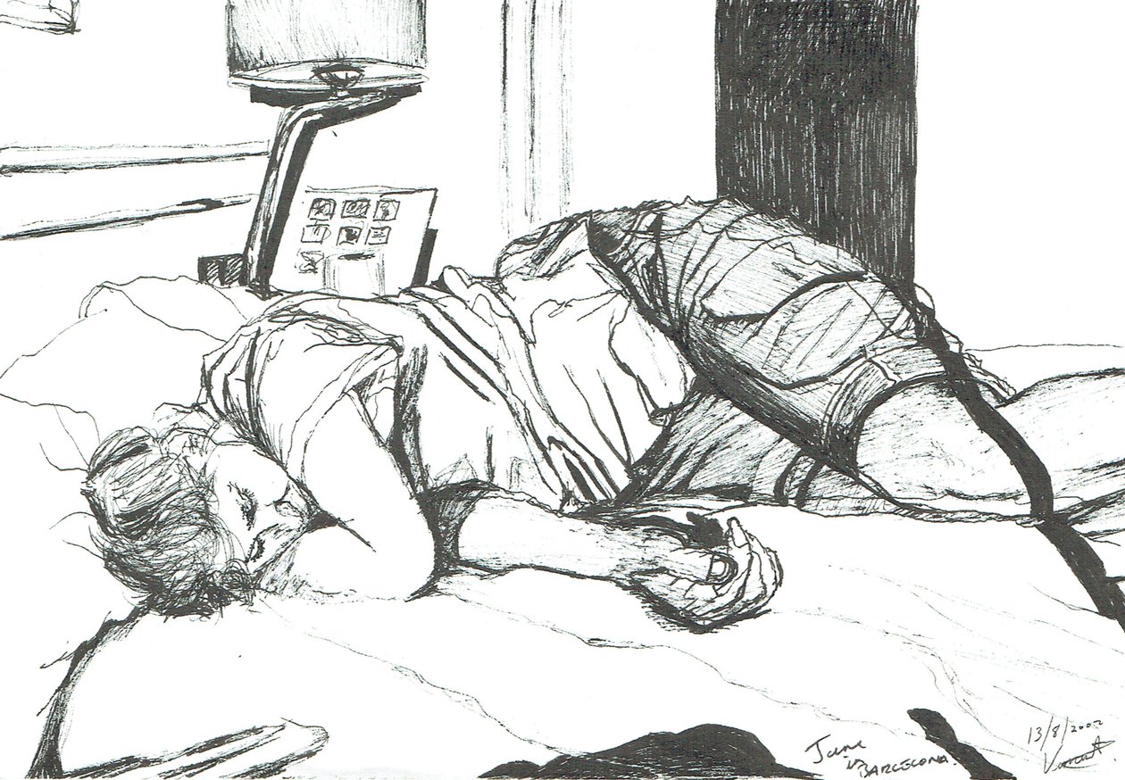 Jane spala v Barceloně, 2002 od Vincent Alexander Booth