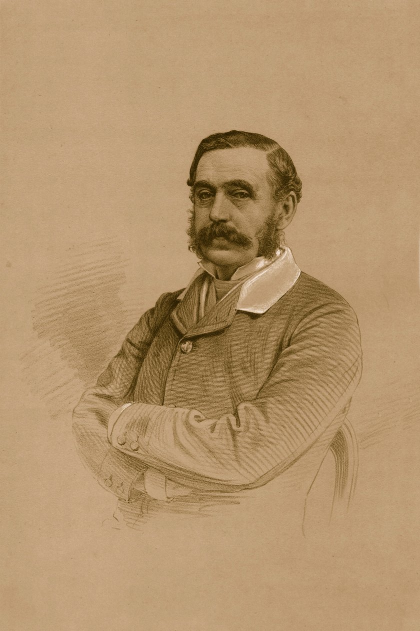 Pan W.E.Oakeley, 1879. od Vincent Brooks Day and Son