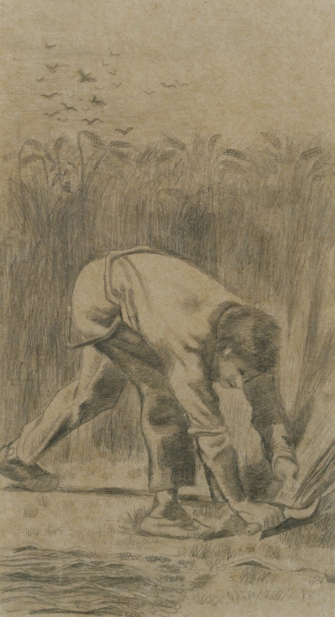 The Reaper after Millet, 1880. od Vincent van Gogh