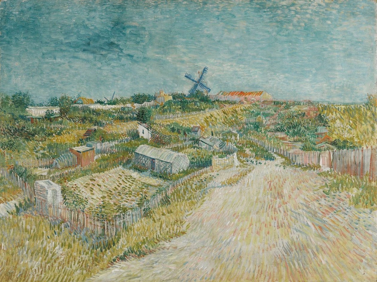 Zeleninové zahrady na Montmartru, 1887. od Vincent van Gogh