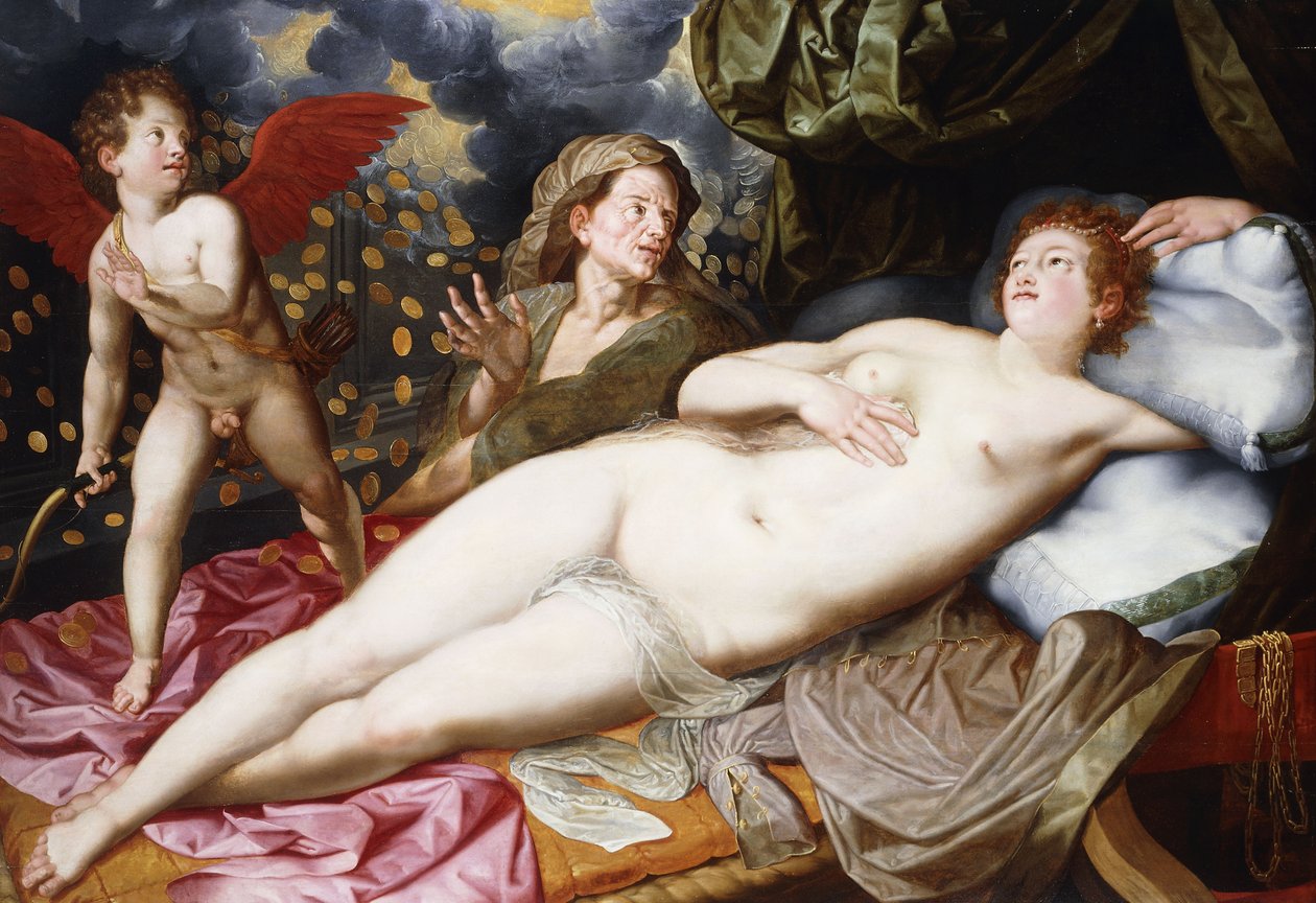 Danae, od Vincent Sellaer
