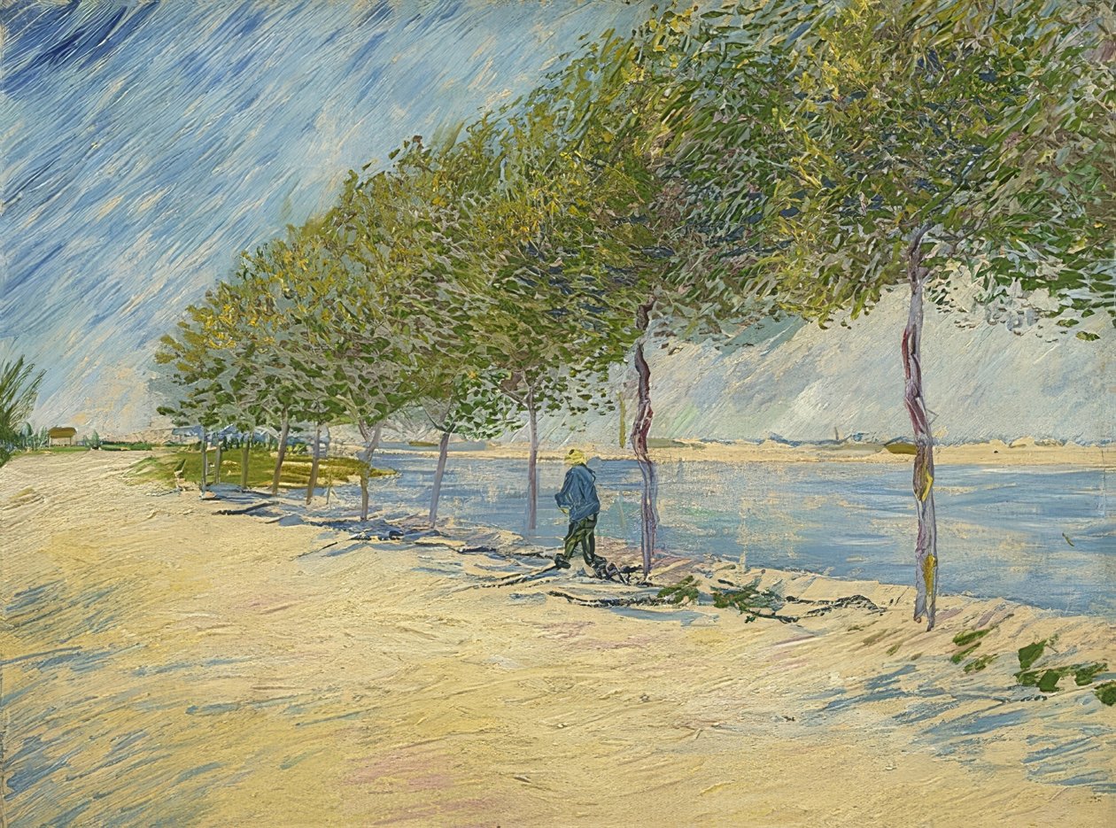 Na Seině. 1887 od Vincent van Gogh