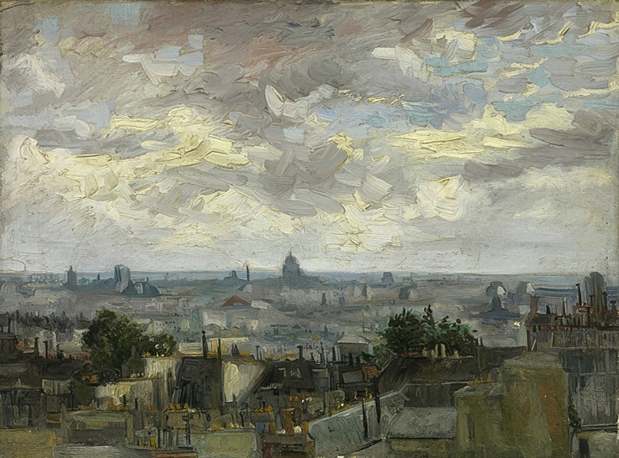 Pohled na Paříž. 1886 od Vincent van Gogh