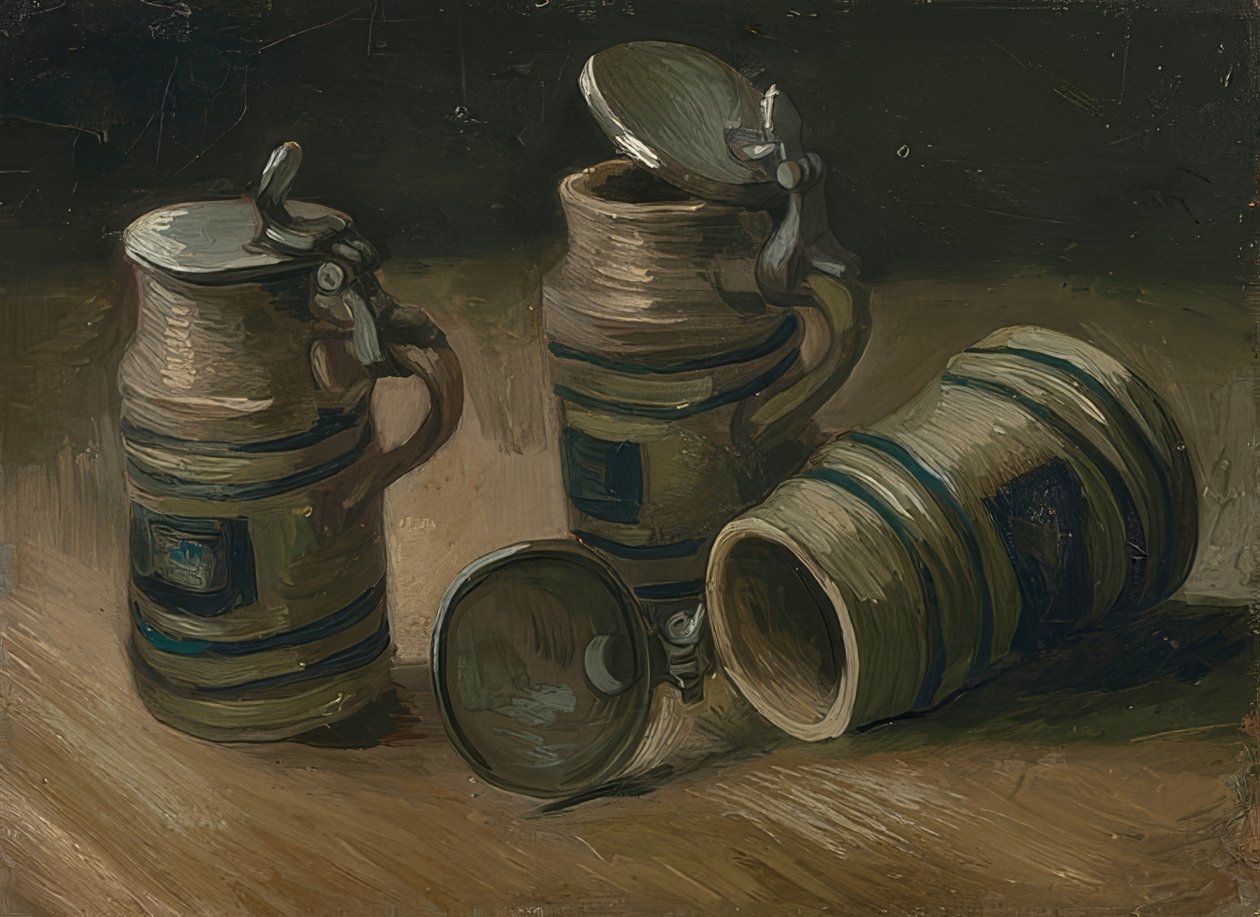 Pivní kelímky. 1885 od Vincent van Gogh