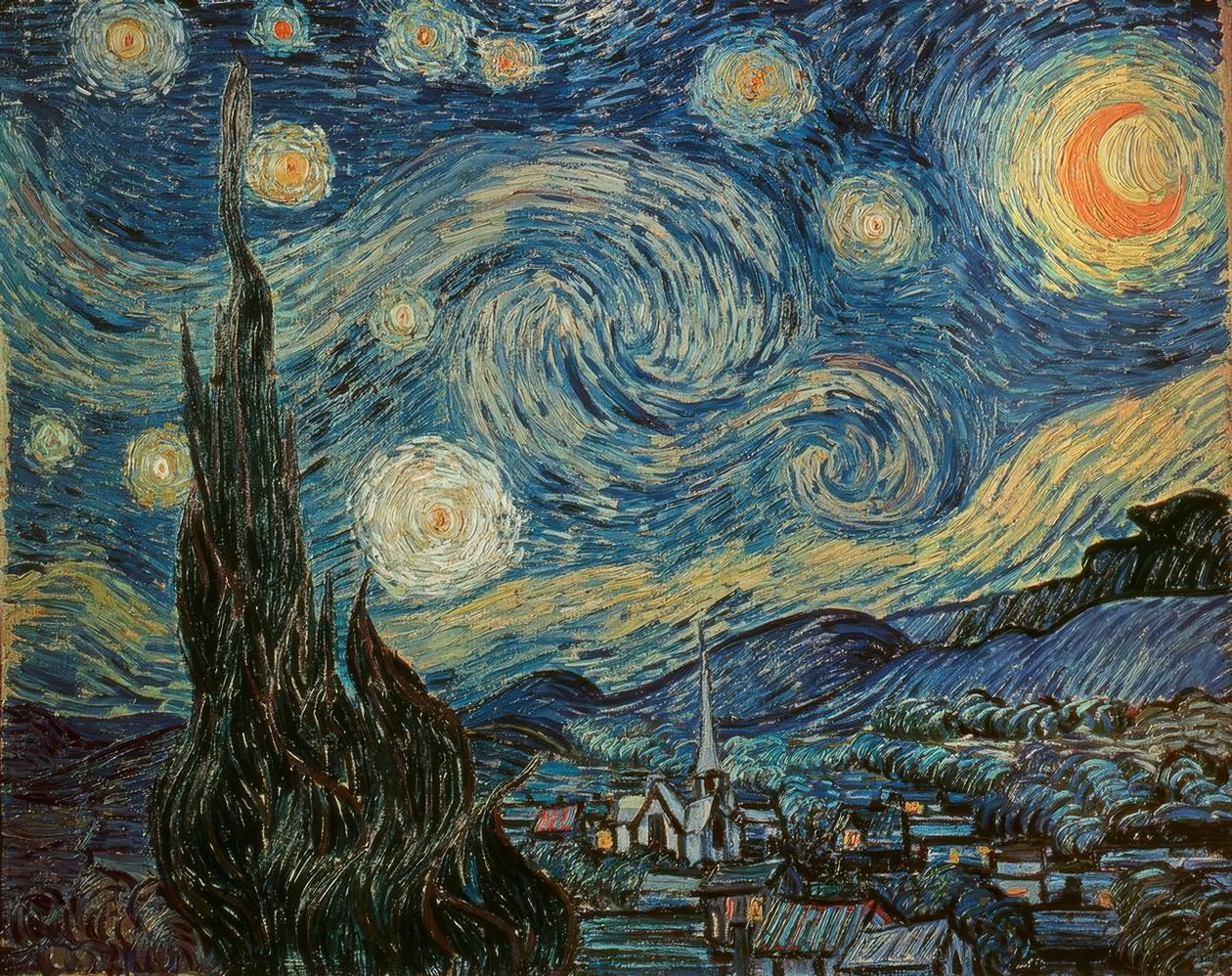 Hvězdná noc od Vincent van Gogh