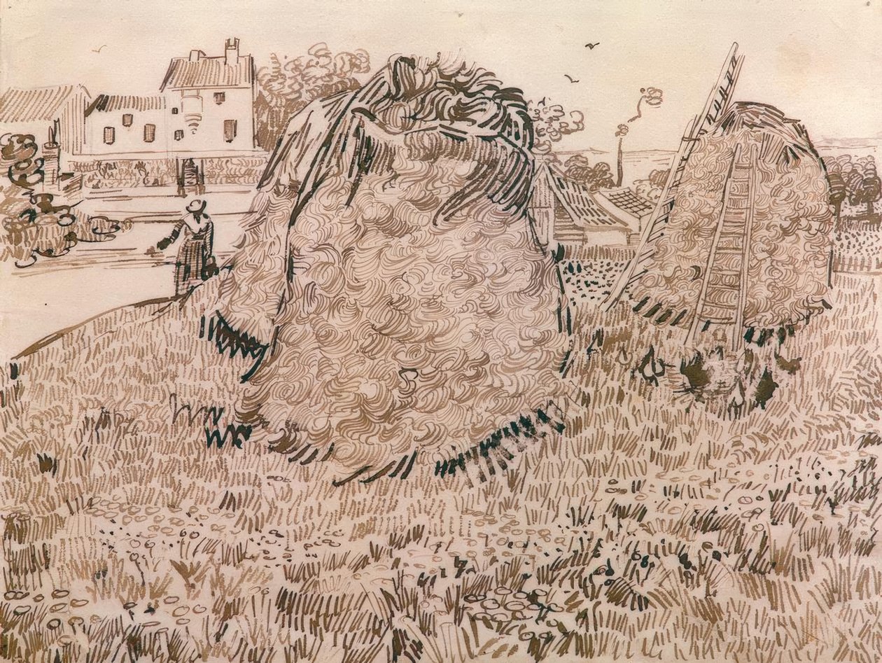 Hromada slámy od Vincent van Gogh