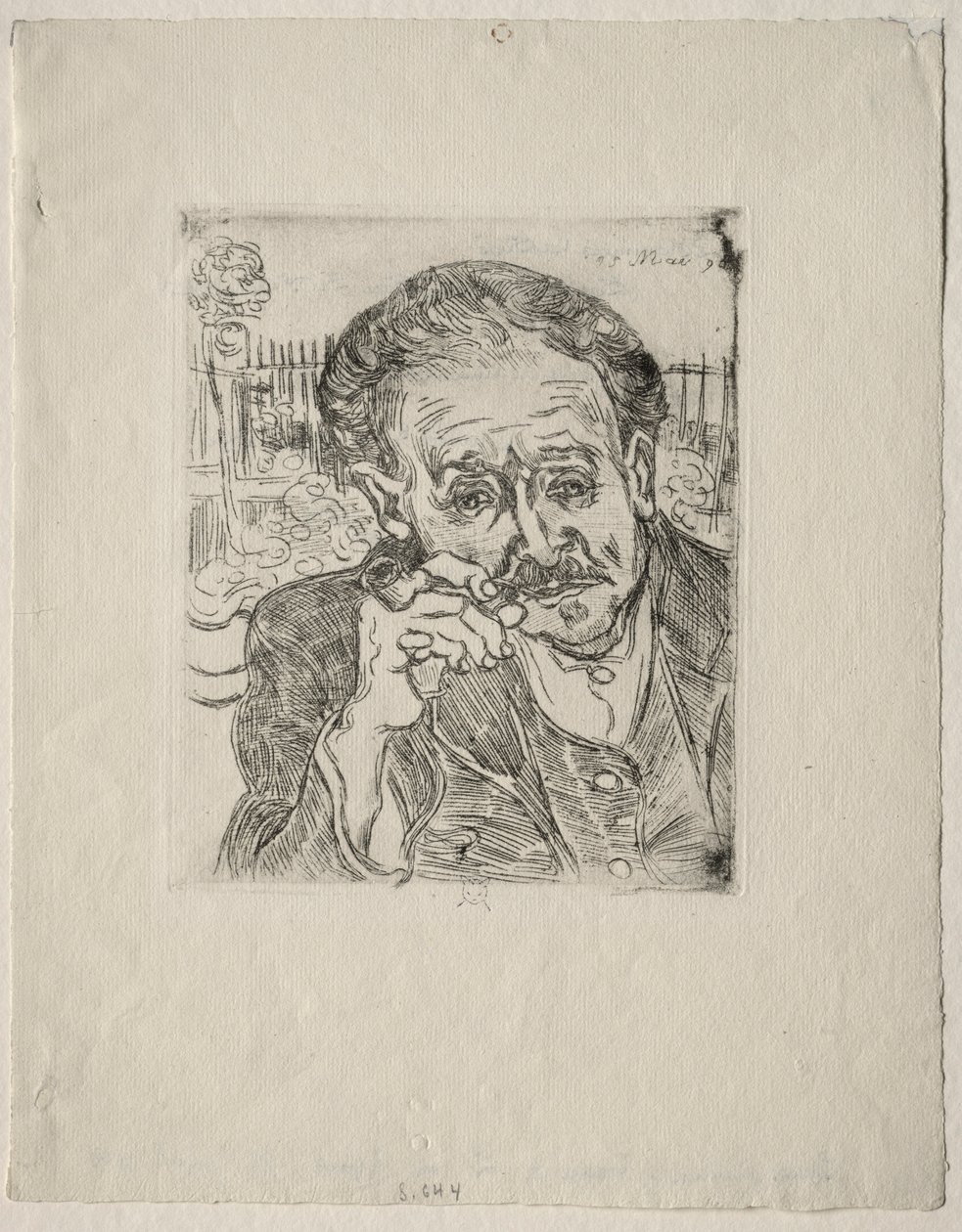 Dr. Gachet, 1890. od Vincent van Gogh