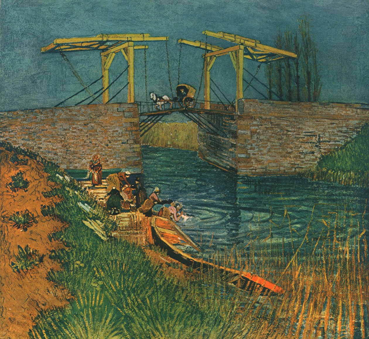 Padací most v Arles, duben 1888, 1947. od Vincent van Gogh
