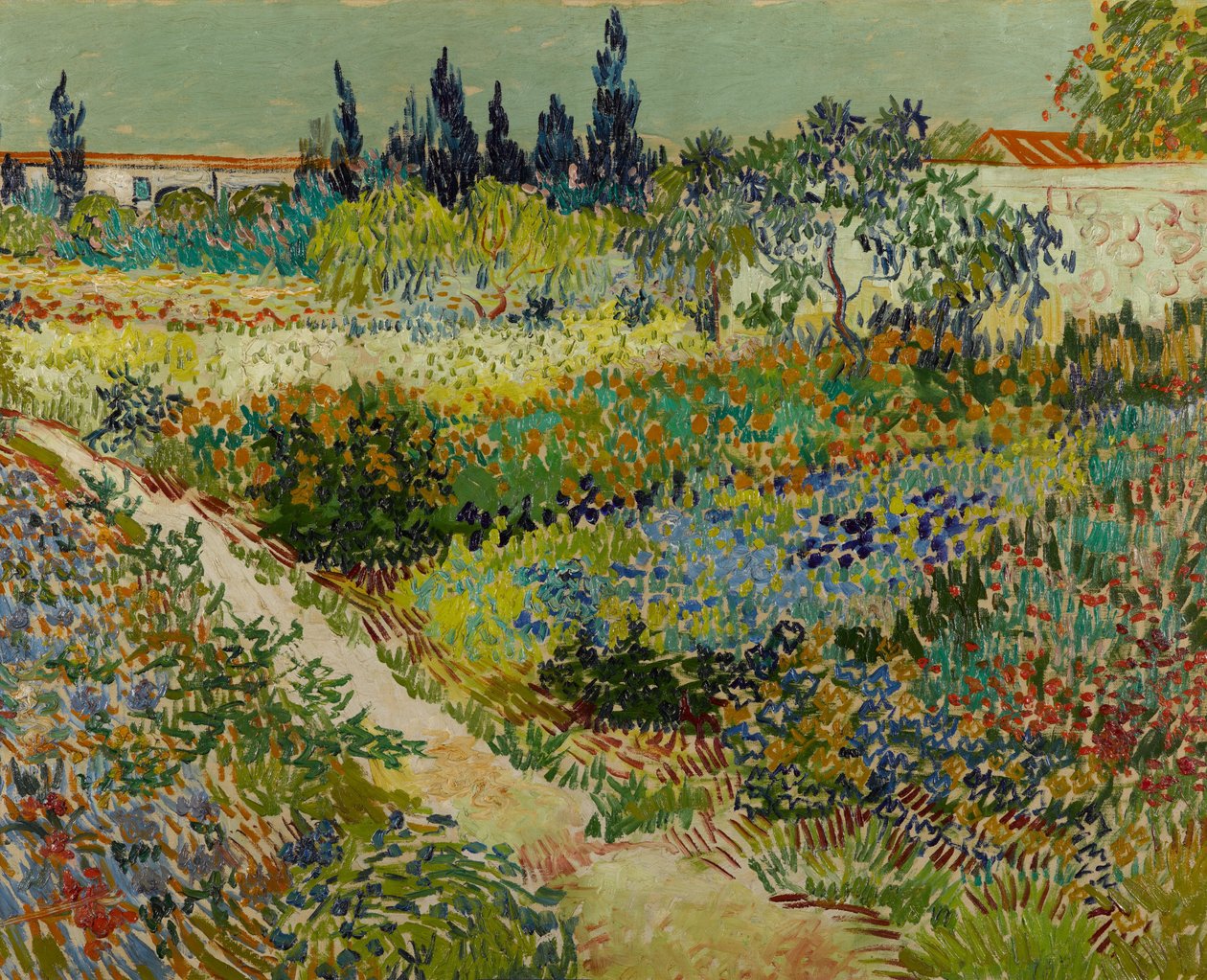 Zahrada v Arles, 1888 od Vincent van Gogh