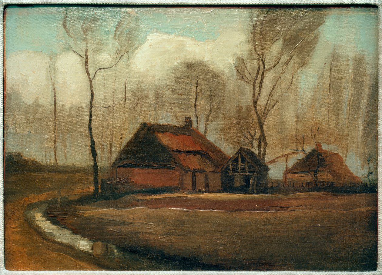 Usedlost po dešti od Vincent van Gogh