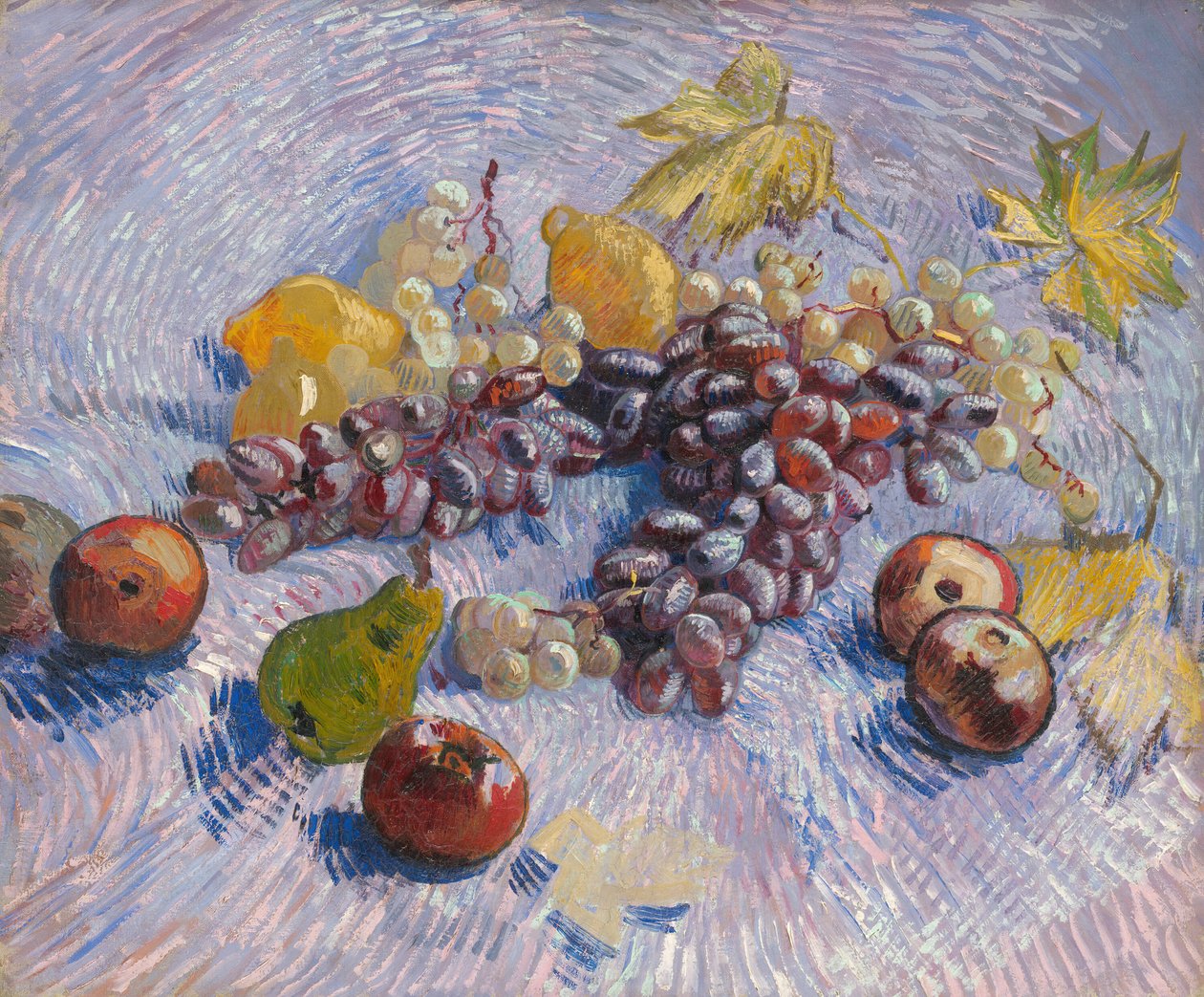 Hrozny, citrony, hrušky a jablka, 1887. od Vincent van Gogh