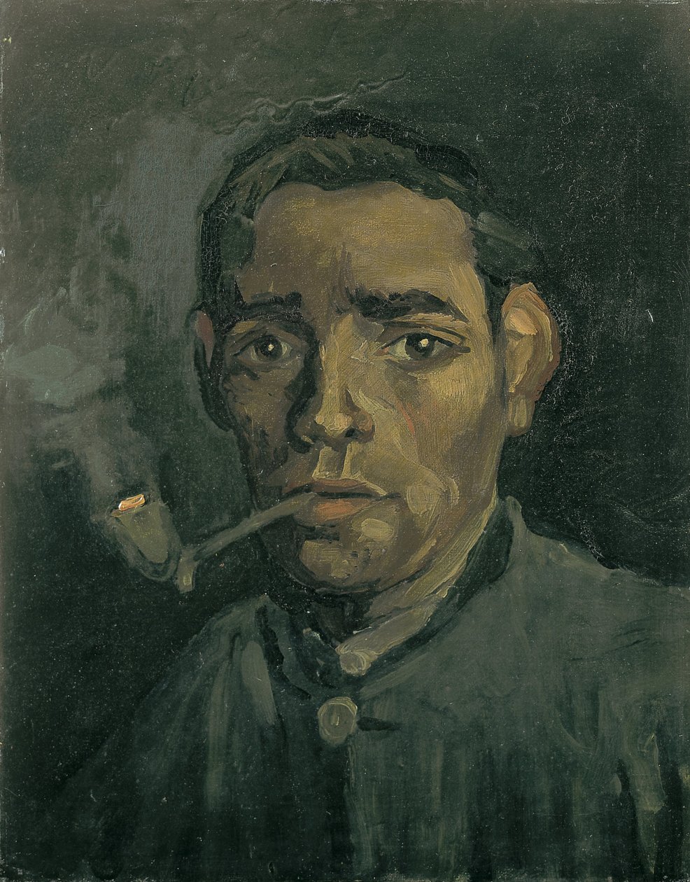 Hlava muže, 1884-1885 od Vincent van Gogh