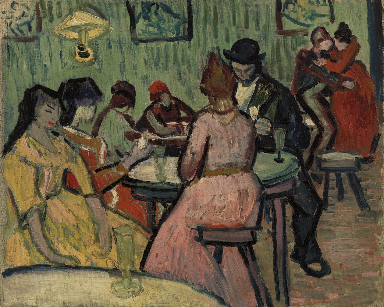 Lupanar: Borthel Scene (olej na plátně) od Vincent van Gogh