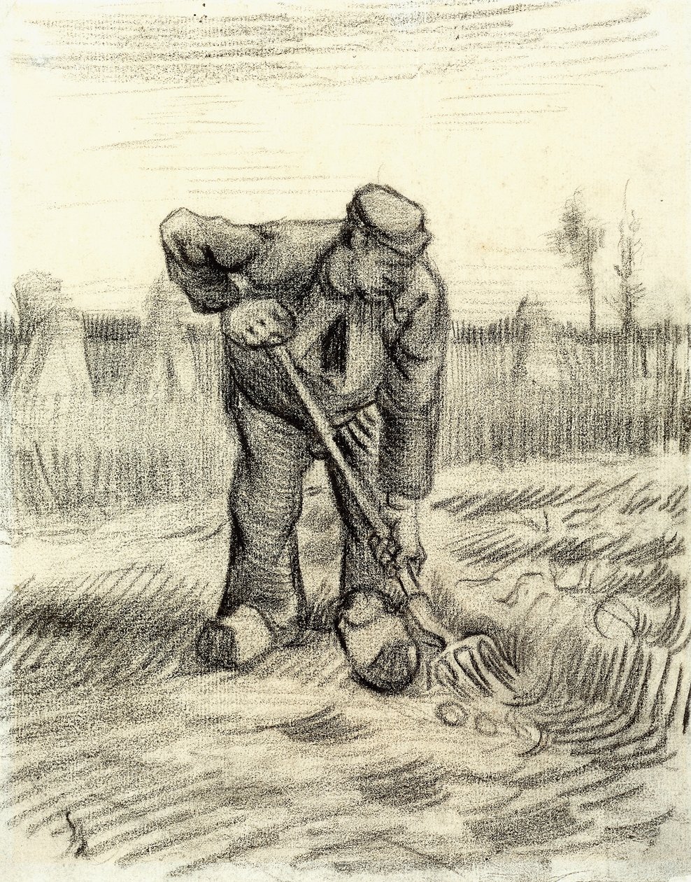 Sběrač brambor, 1885 od Vincent van Gogh