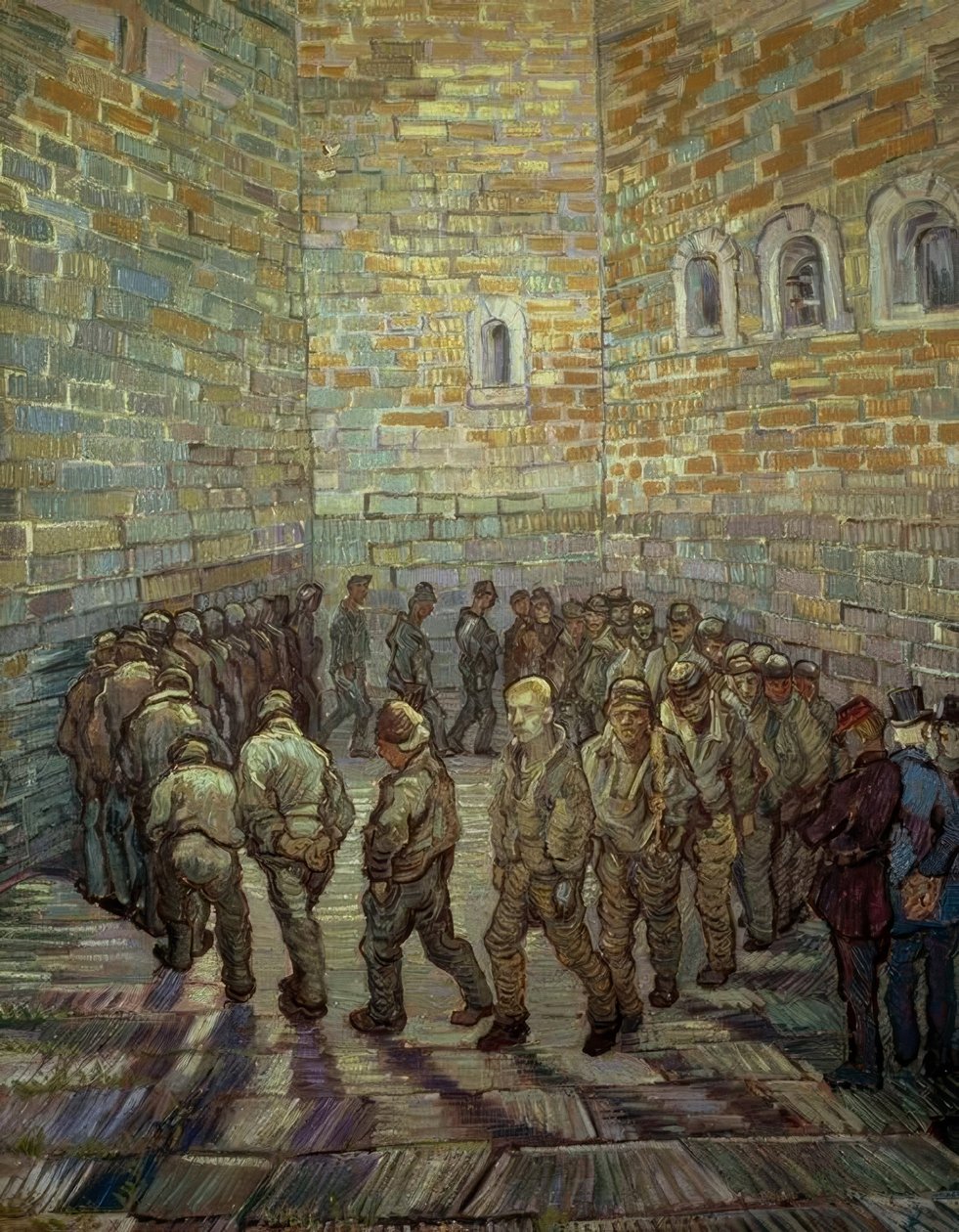 Kolo vězňů od Vincent van Gogh