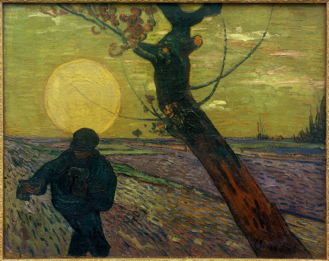 Rozsévač při západu slunce od Vincent van Gogh
