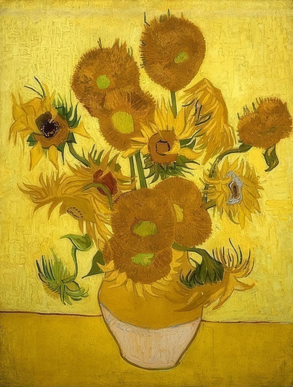 Slunečnice. Arles, leden 1889 od Vincent van Gogh