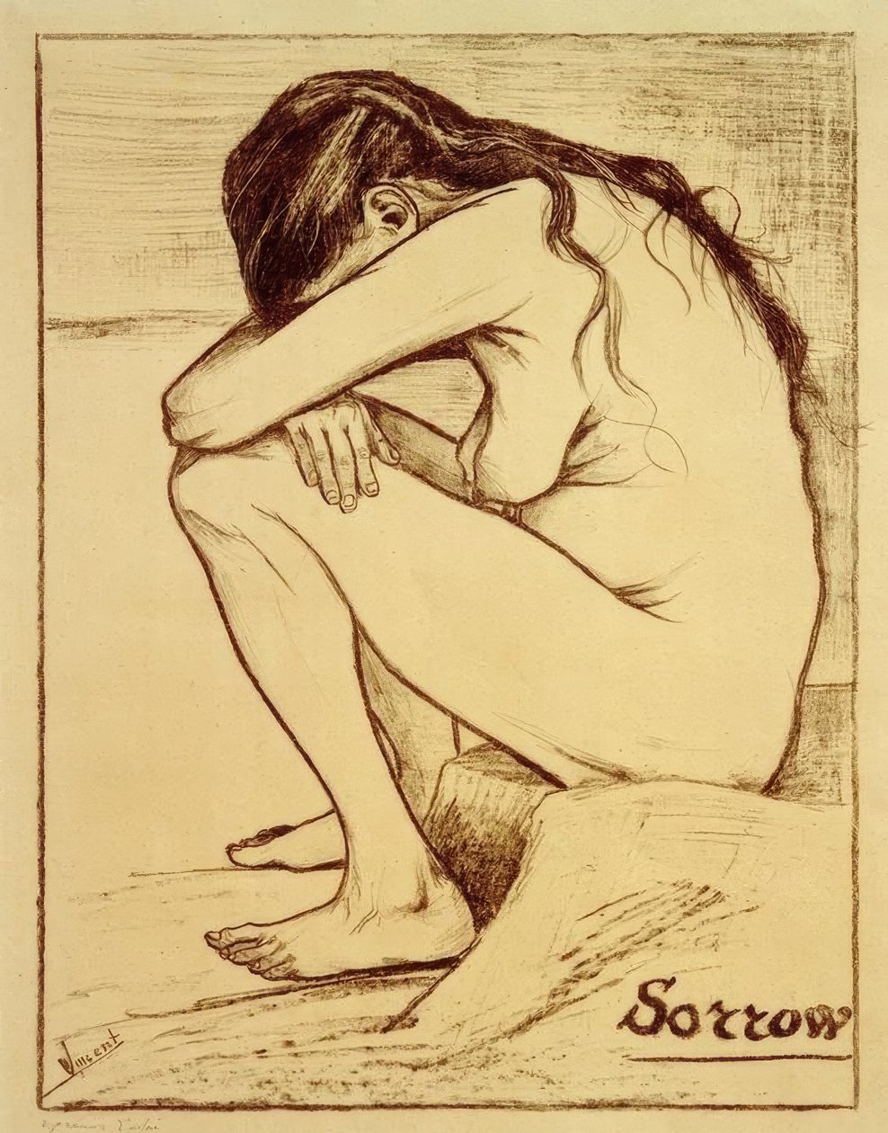 Zármutek od Vincent van Gogh