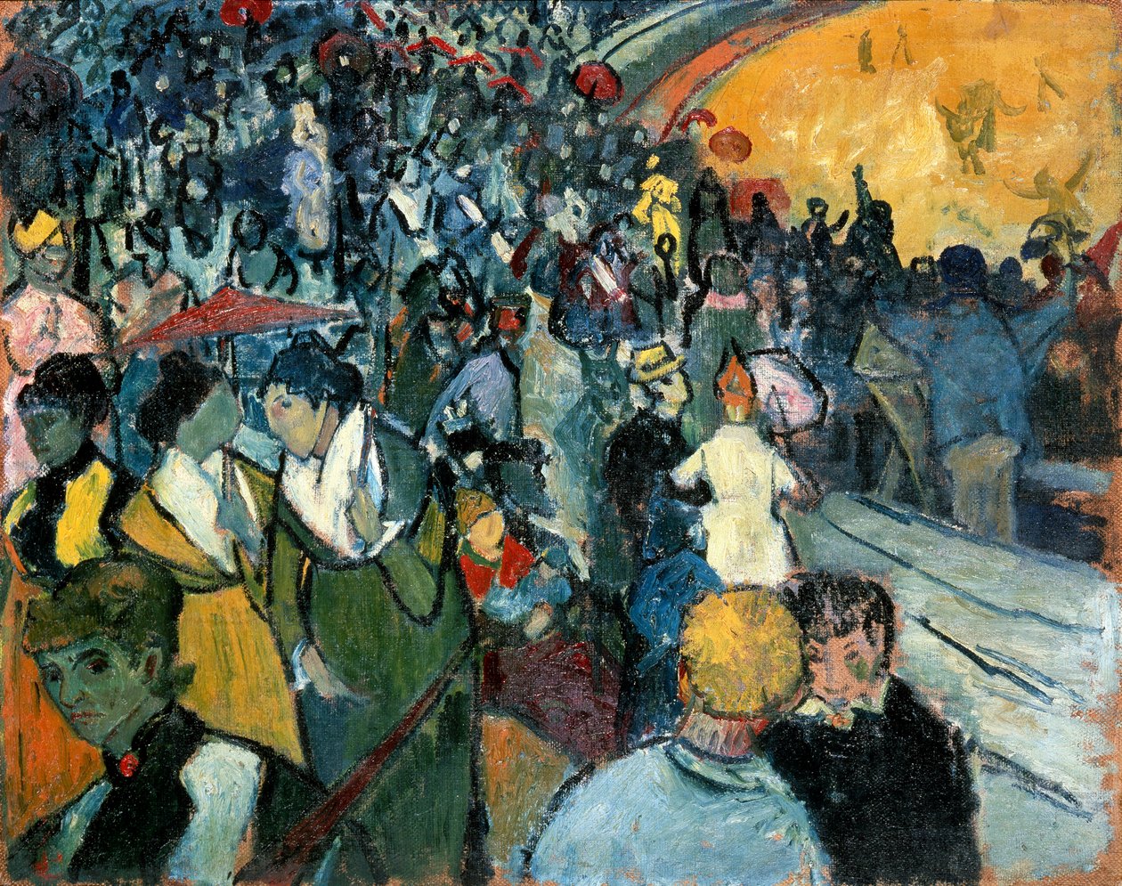 Aréna v Arles, 1888. od Vincent van Gogh
