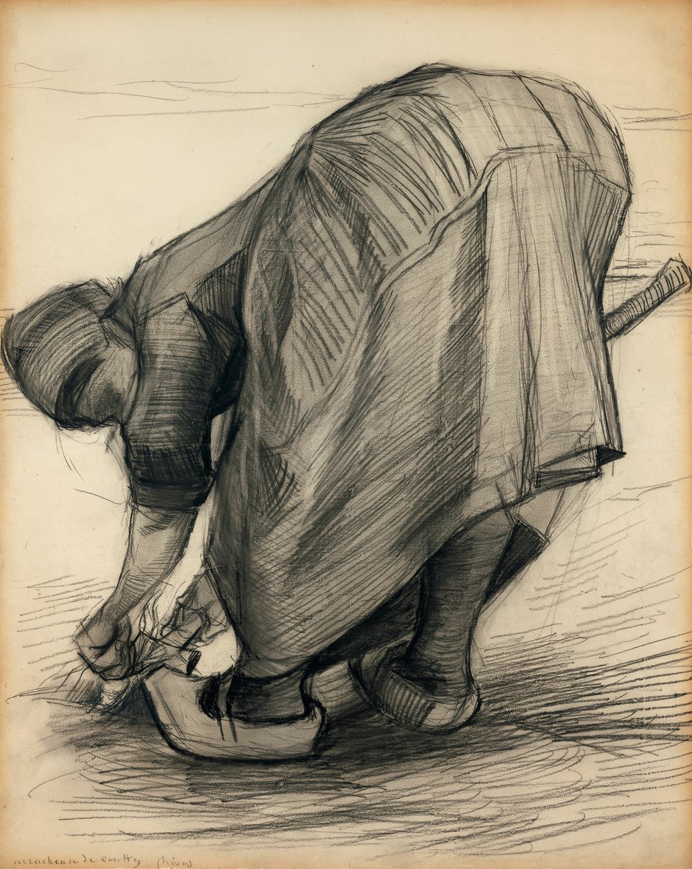 Stahovák mrkve od Vincent van Gogh