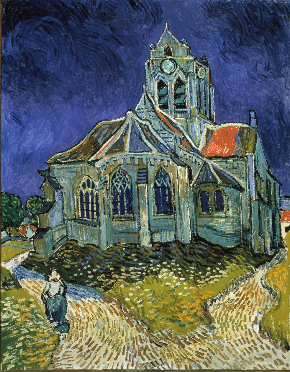 Kostel v Auvers od Vincent van Gogh