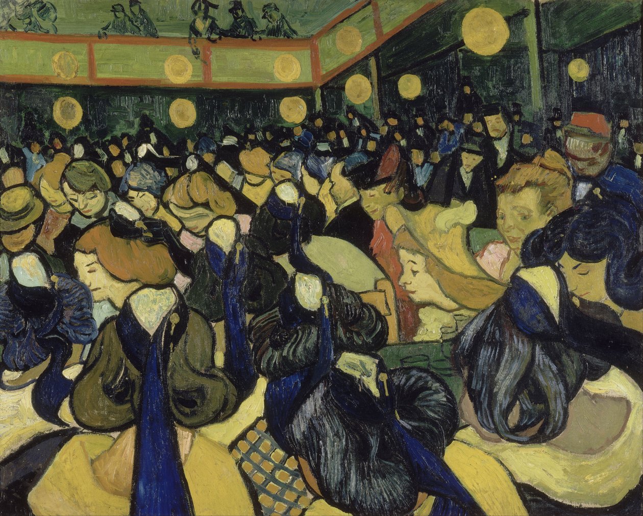 Taneční sál v Arles, 1888 od Vincent van Gogh