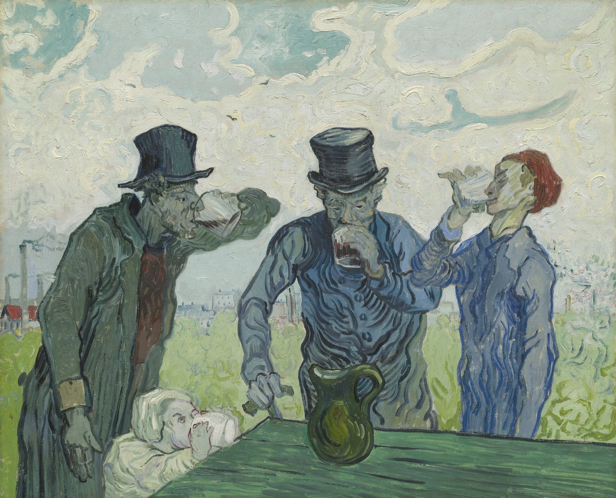 Pijáci, 1890 od Vincent van Gogh