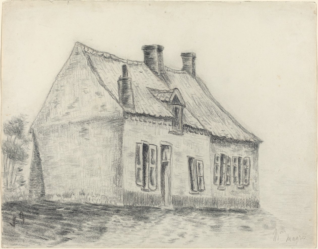Magrotův dům, Cuesmes od Vincent van Gogh