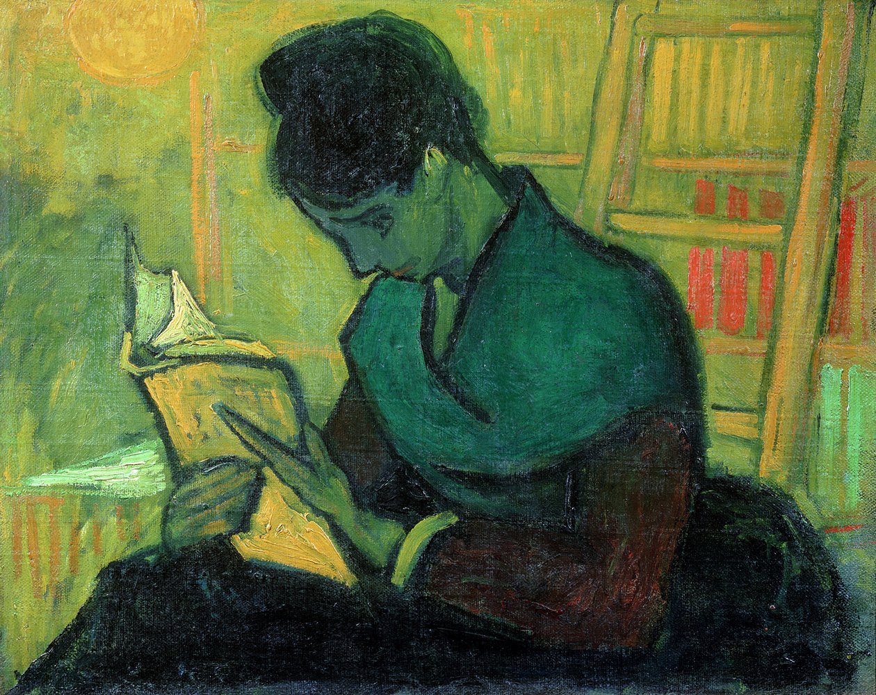 Čtenář románů, 1888 od Vincent van Gogh