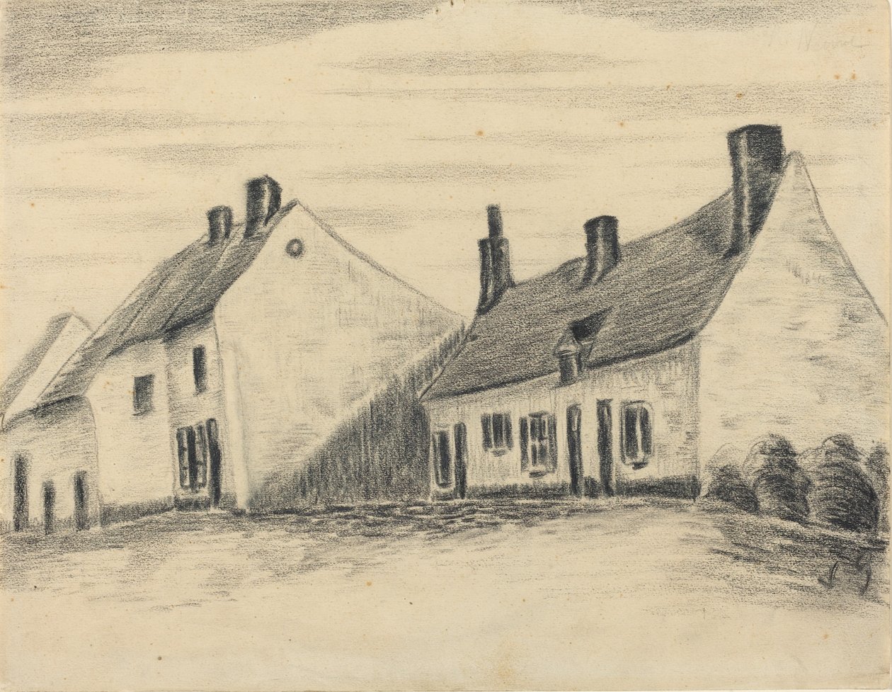Dům Zandmennik, c. 18791880. od Vincent van Gogh