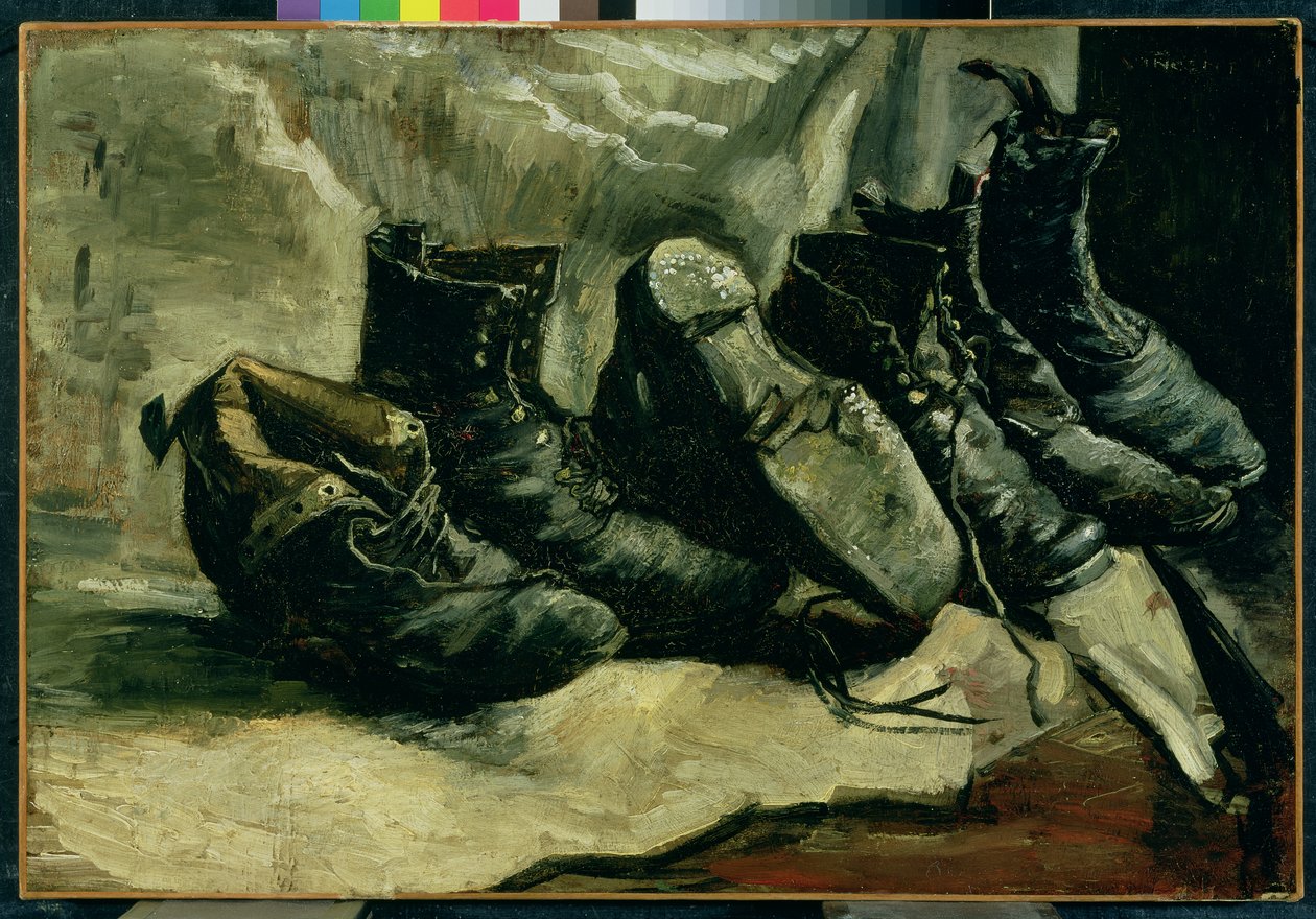 Tři páry bot od Vincent van Gogh