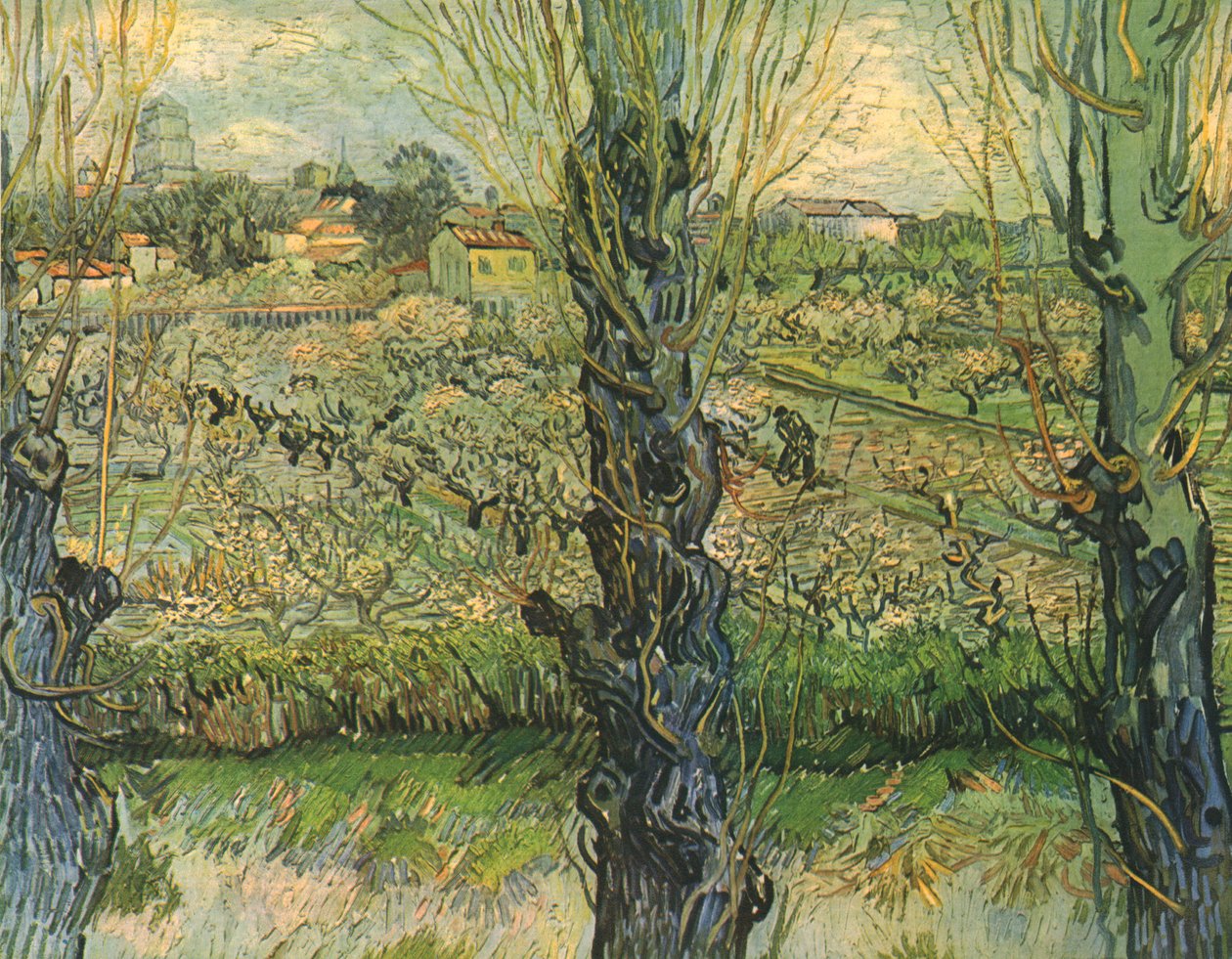Pohled na Arles, 1889, 1947. od Vincent van Gogh