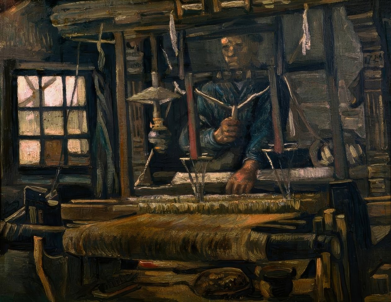 Weber am Webstuhl od Vincent van Gogh