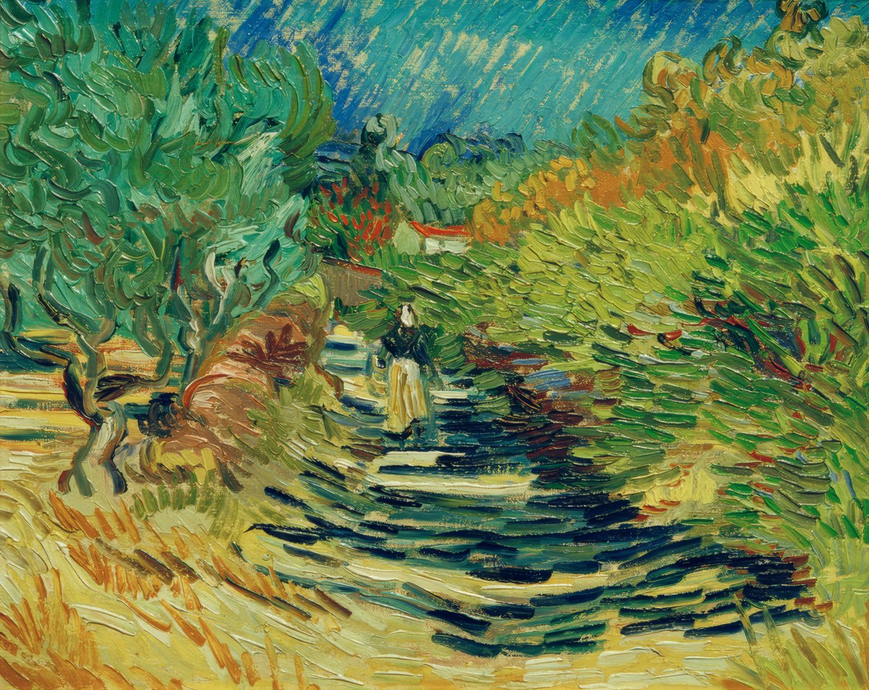 Silnice v Saint-Rémy od Vincent van Gogh