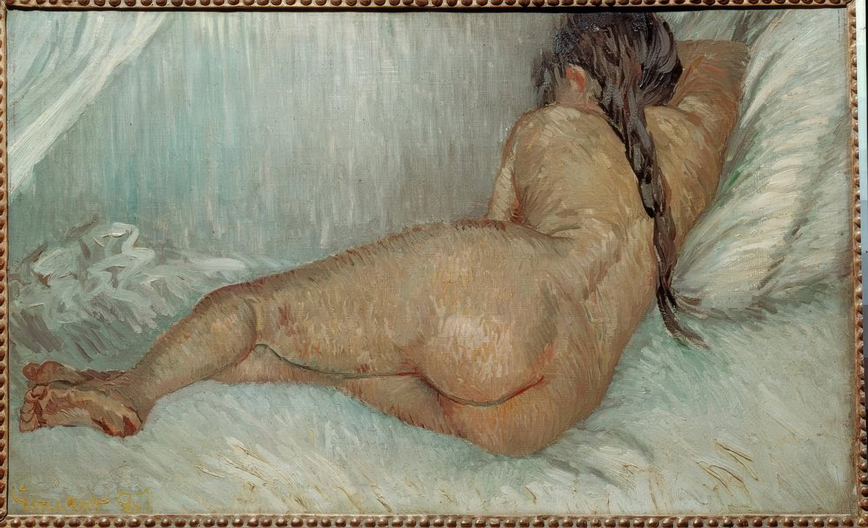 Ženský akt zezadu od Vincent van Gogh