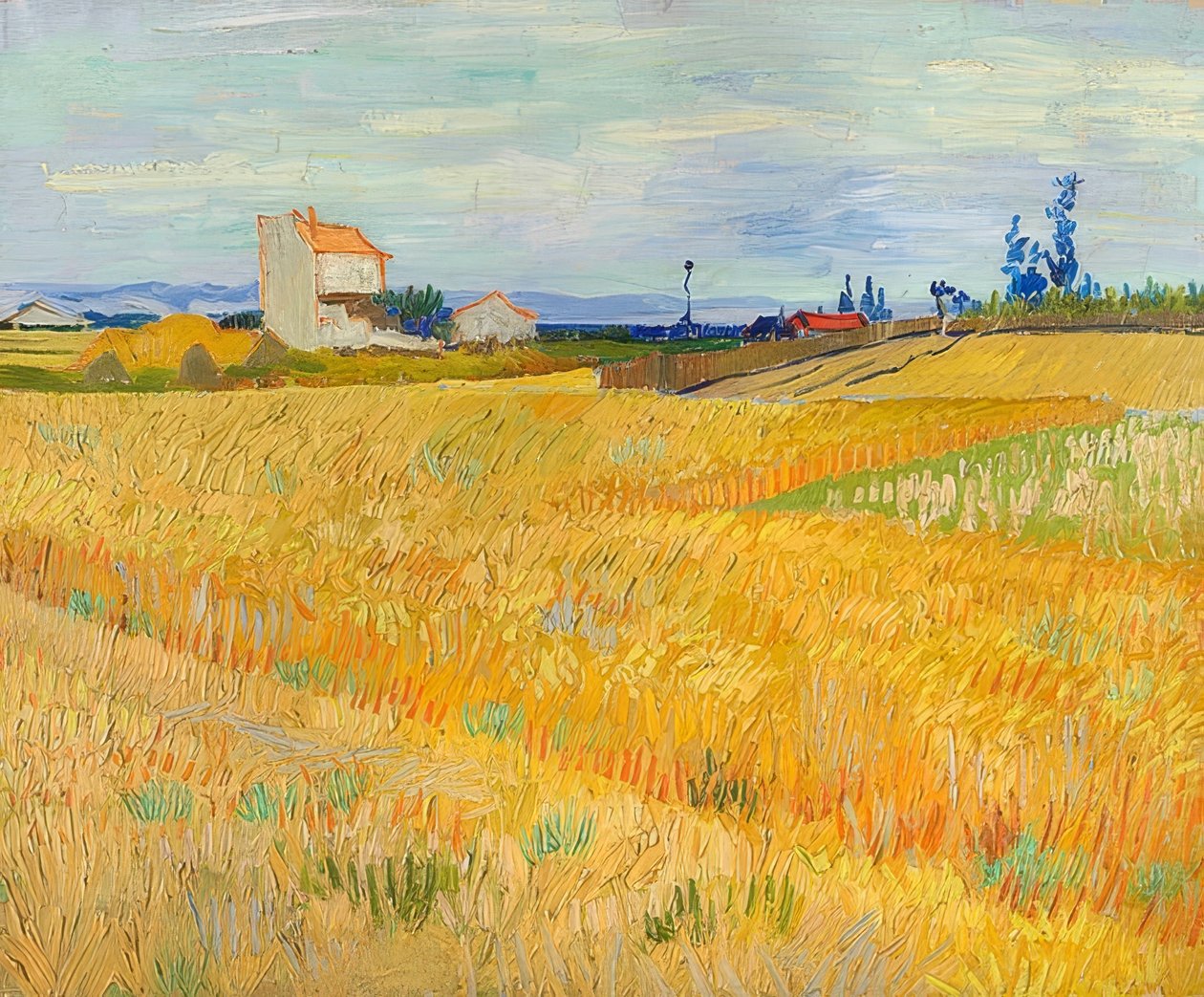 Weizenfeld (Champ de blé). 1888 od Vincent van Gogh