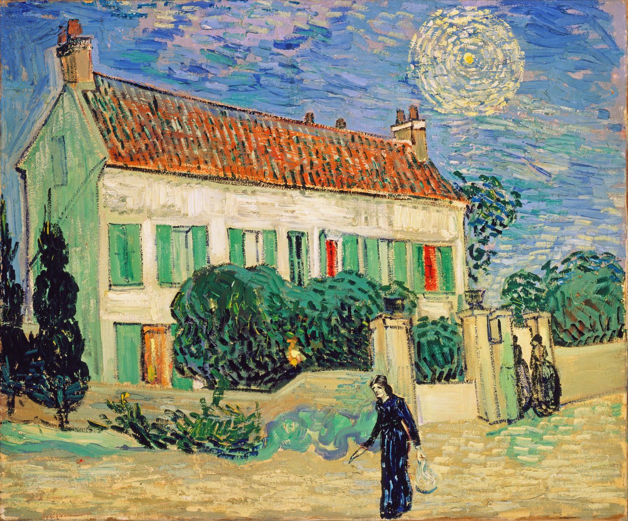 Bílý dům v noci od Vincent van Gogh