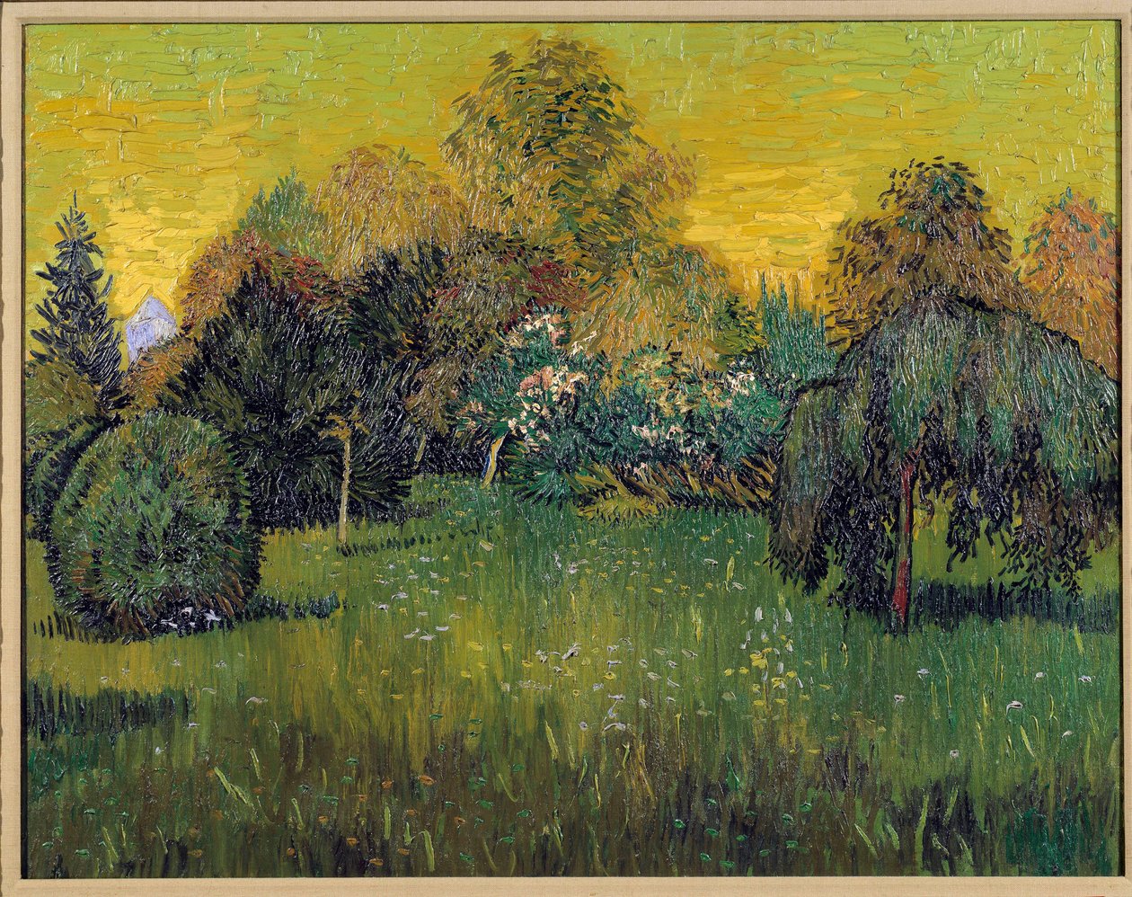 runoilijan puutarha od Vincent van Gogh