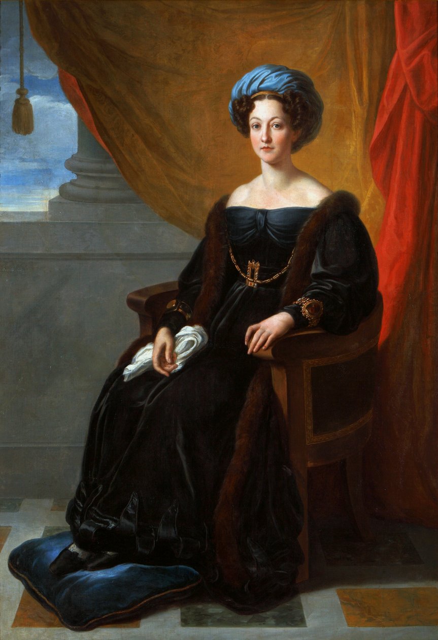 Portrét Klementyny Ostrowské rozené Sanguszko. od Vincenzo Camuccini