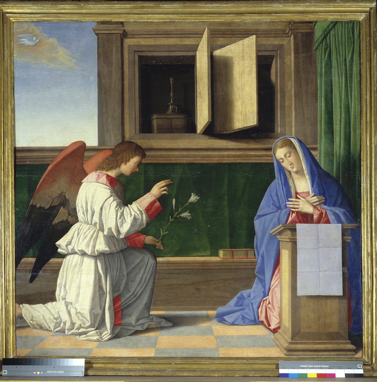 Zvěstování od Vincenzo di Biagio Catena